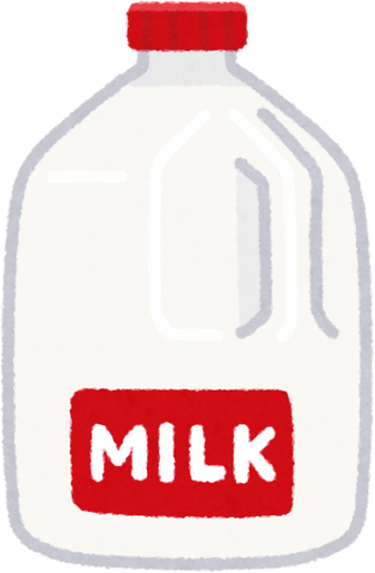 Illustration of One Gallon Milk Jug